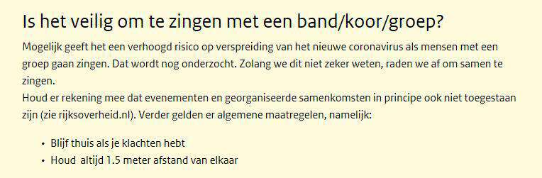 Zingen in een groep