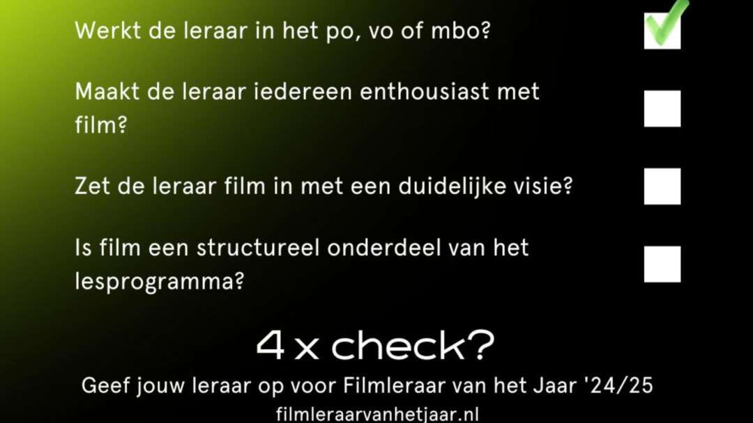 Check Ken of ben jij een filmleraar