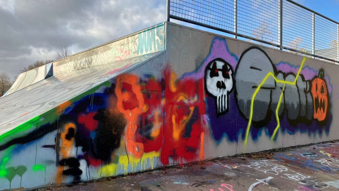 Graffiti skatebaan goes zuid november 2023
