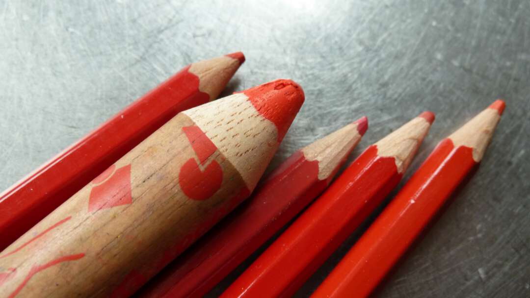 Verkiezingen rode potloden