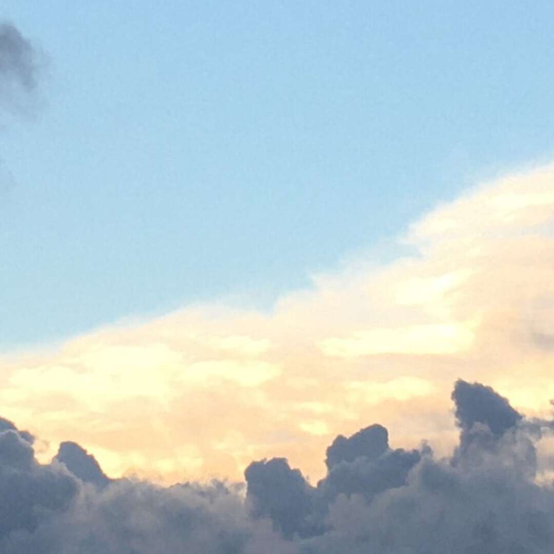 Wolken zon