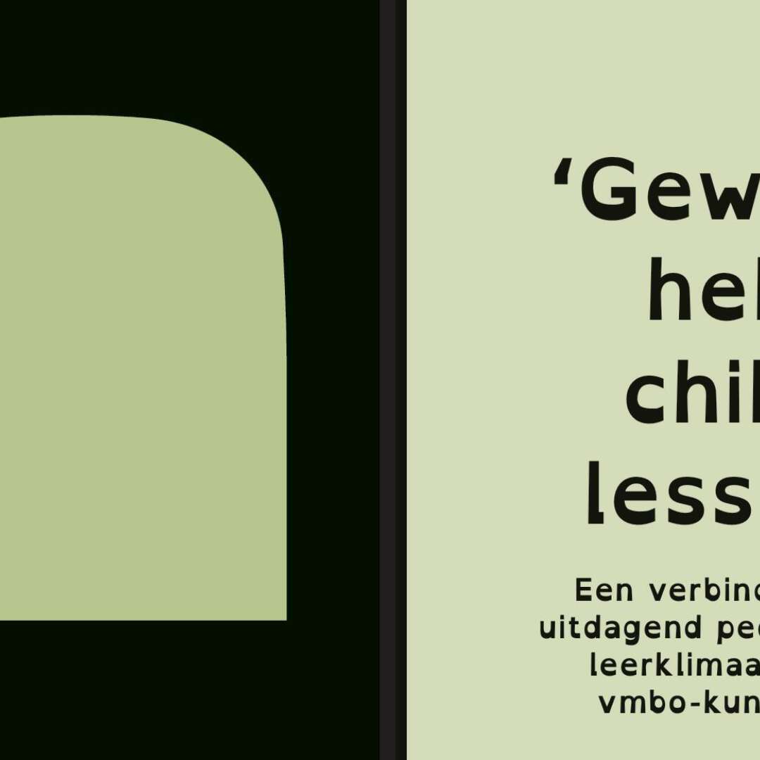 Gewoon hele chille lessen in het vmbo