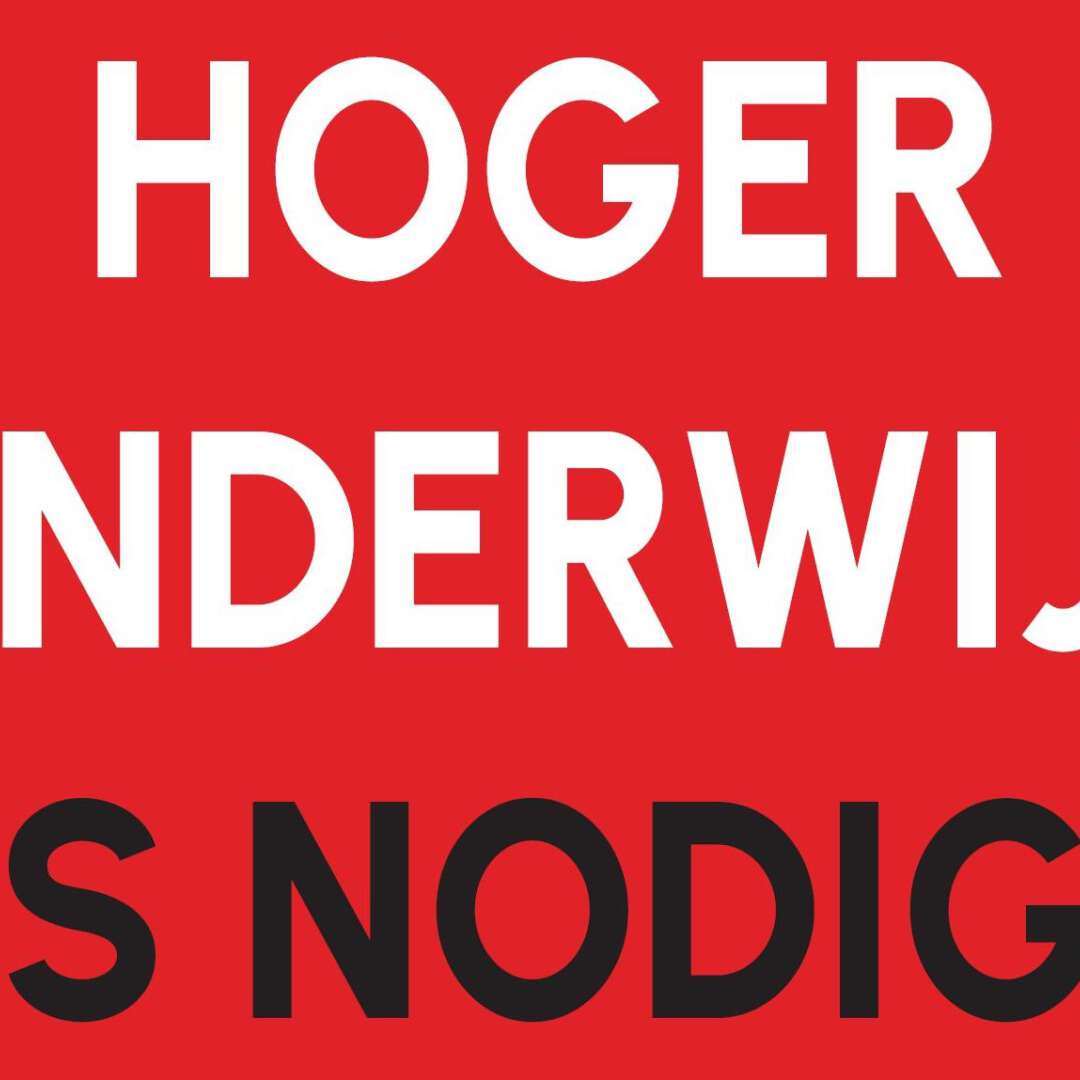 Hoger onderwijs is nodig