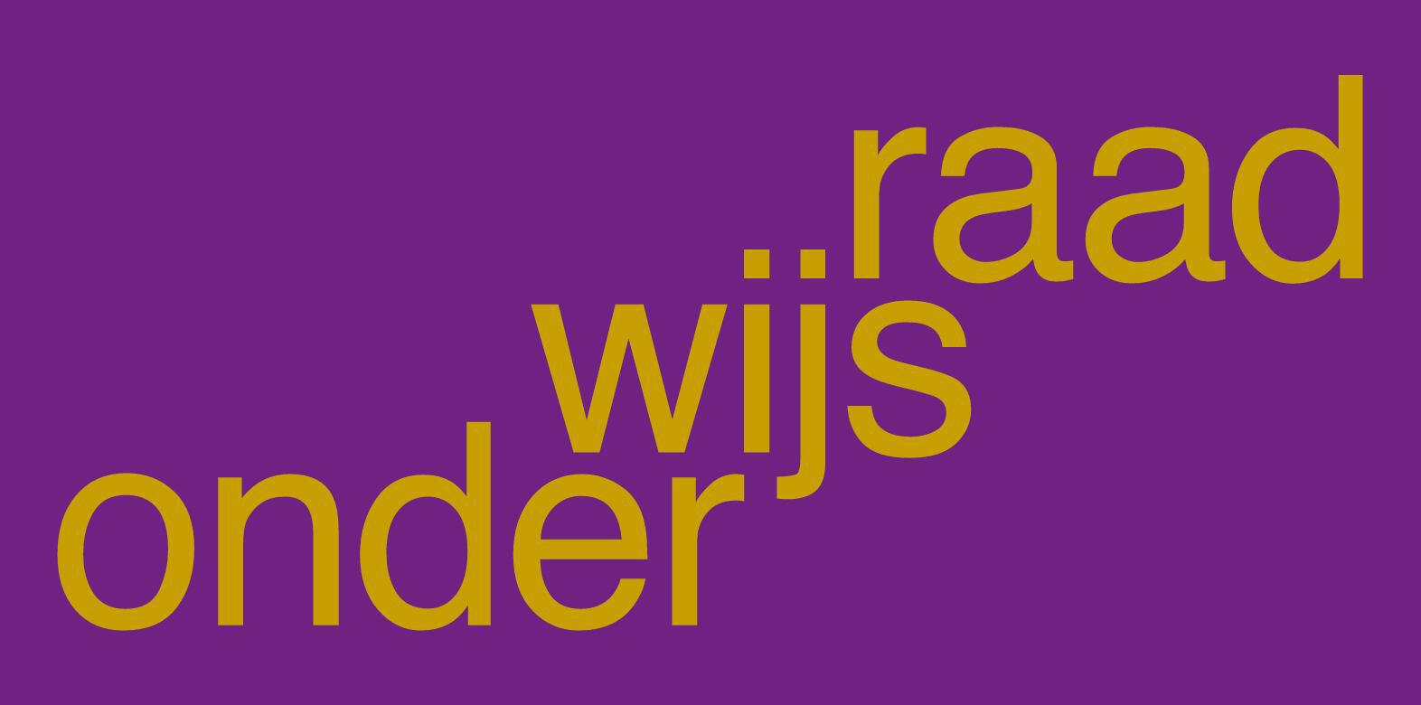 Onderwijsraad paars geel